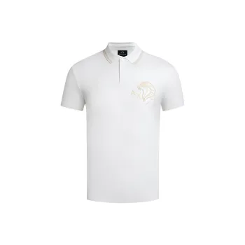 ARMANI EXCHANGEAE SS24 Polo Shirt Men's Ecru