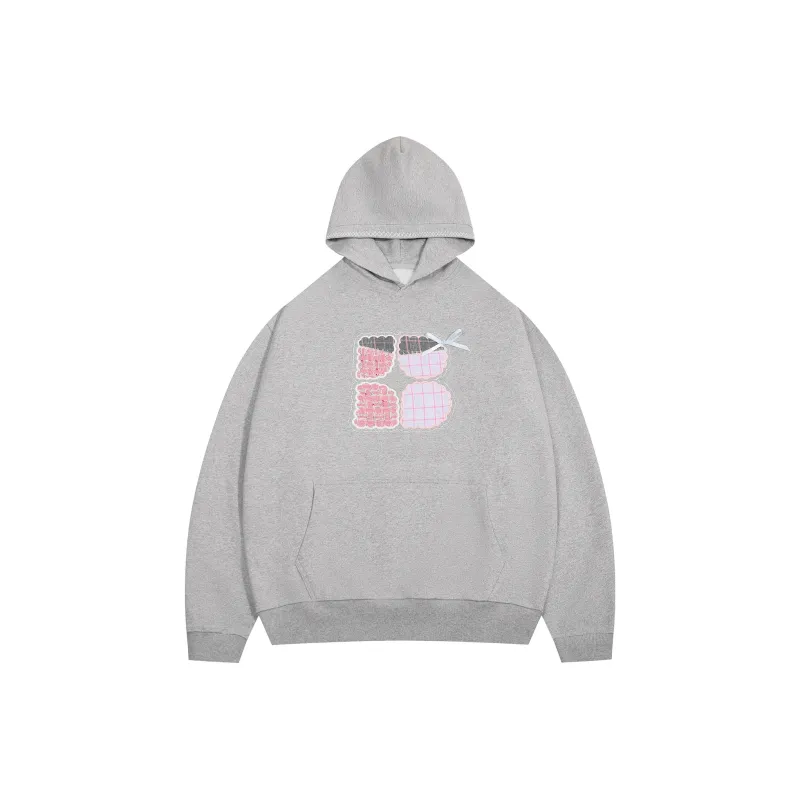 BIPOLAR Hoodie Unisex Heather Gray Pink Blue-0