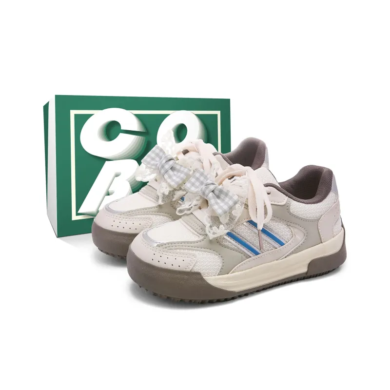 Cob Slip Resistant, Lightweight, And Breathable Low Top Skateboard Shoes Women's-6