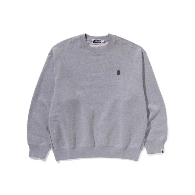 A BATHING APE One Point Relaxed Fit Crewneck Sweatshirt-4