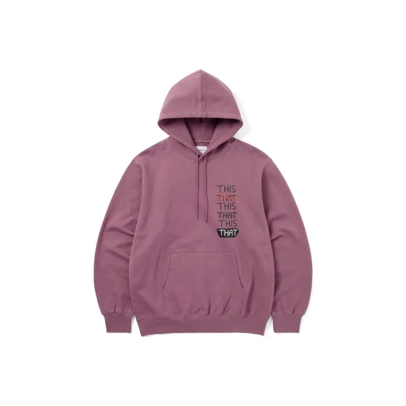 Thisisneverthat FW24 FW24 THISTHAT Skate Hoodie Sweatshirt Unisex Fuchsia-0