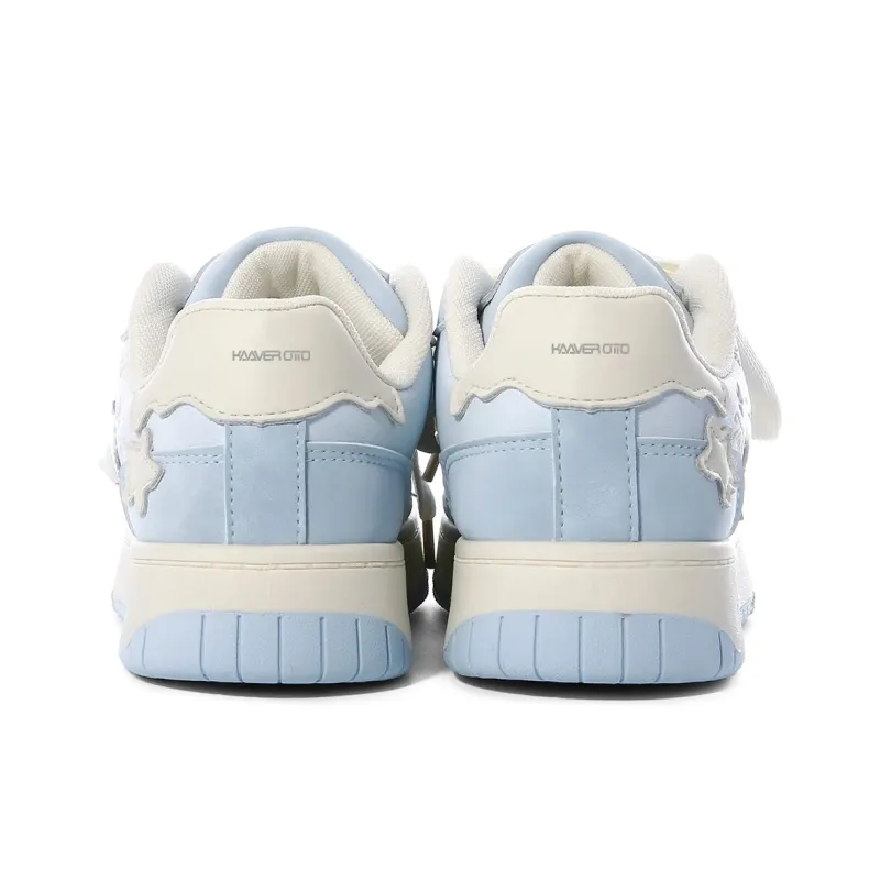 KAAVER OTTO Skateboard Shoes Women's Low Top White-81