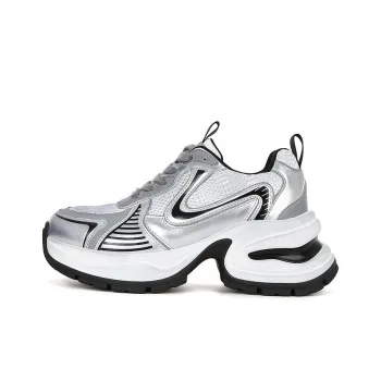 VAEL Cushioning Anti-Slip Wear-Resistant Breathable Lightweight Height Increasing Low-Top Chunky Sneakers Women's