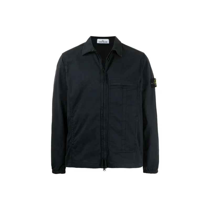 STONE ISLAND Jackets Men Black-0