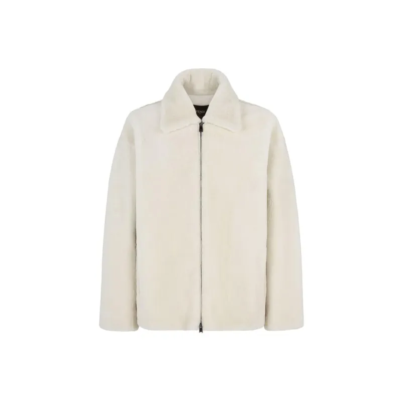 FENDI FW22 Jackets & Coats Men's White-0