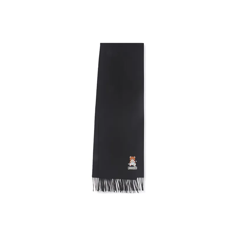 MOSCHINO Knit Scarves Unisex Black-0