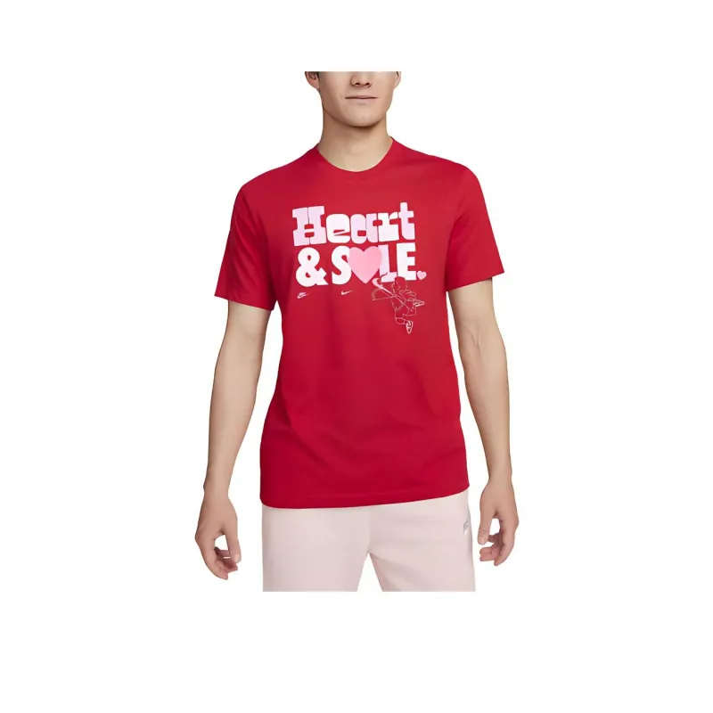 Nike T Shirts Men Red-0