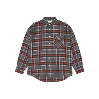 PALACE Flannel Drop Shoulder Shirt