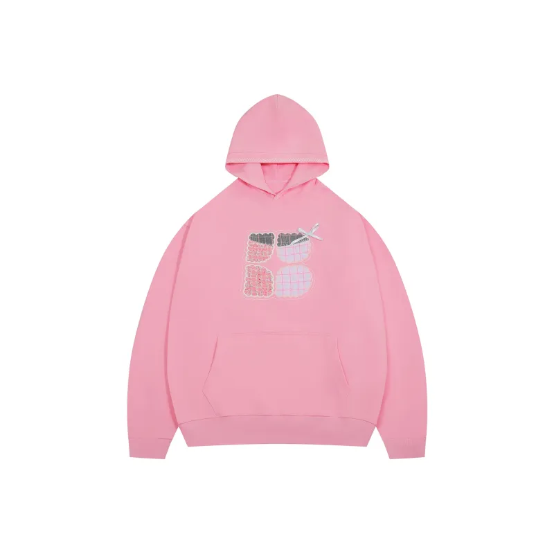 BIPOLAR Hoodie Unisex Heather Gray Pink Blue-2