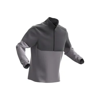 DECATHLON MH500 QUECHUA Sweatshirt Men's Light Gray/Carbon Gray