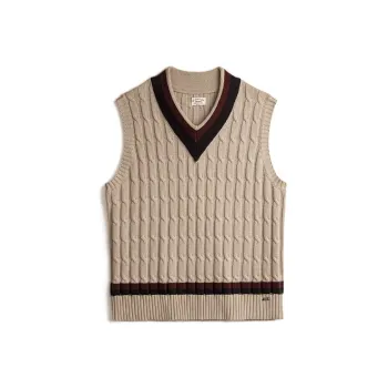 MADEN Tank Tops Men Khaki