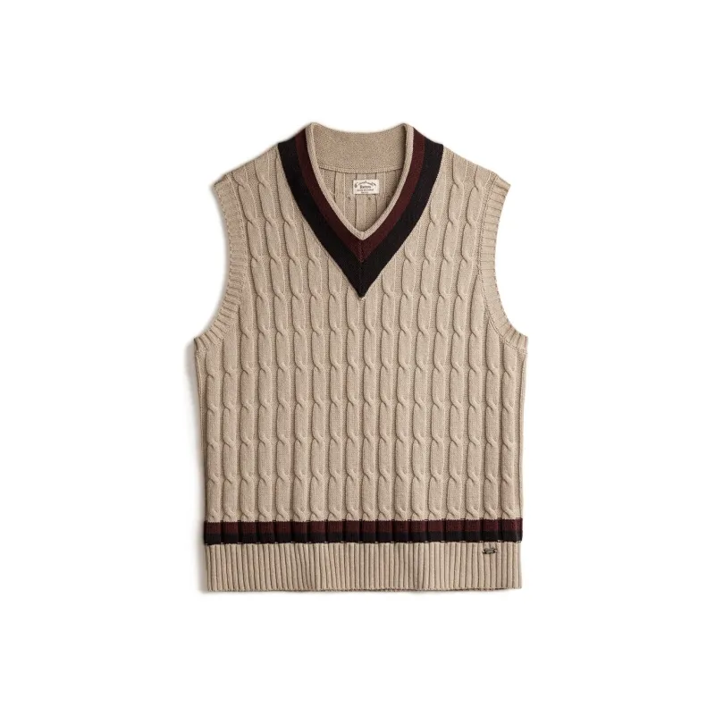 MADEN Tank Tops Men Khaki-0