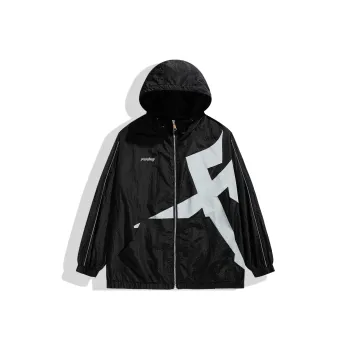 FORHUG Loose Fit Jacket Unisex Black