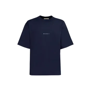 MARNI T Shirts Men Blue Black