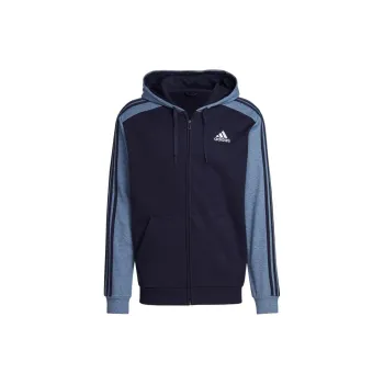 Adidas Essentials Melange French Terry Full Zip Hoodie