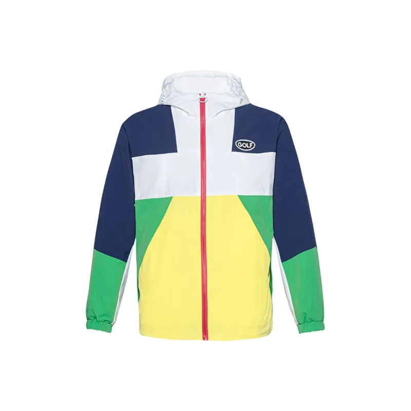 GOLF Loose Fit Jacket Unisex Yellow Green-0