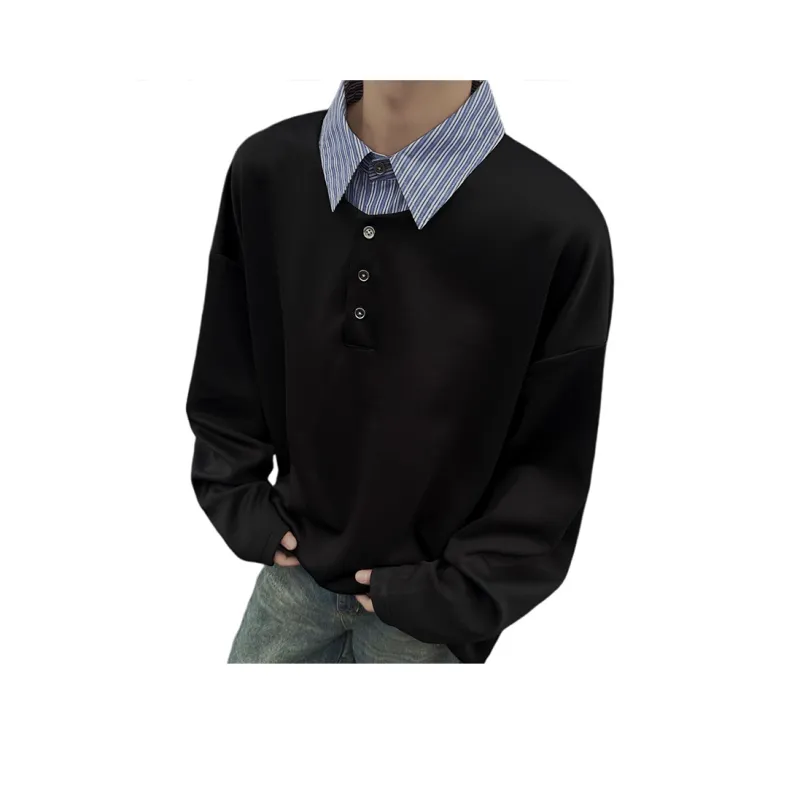 NEAR HERE Sweatshirt Unisex Navy Blue-1