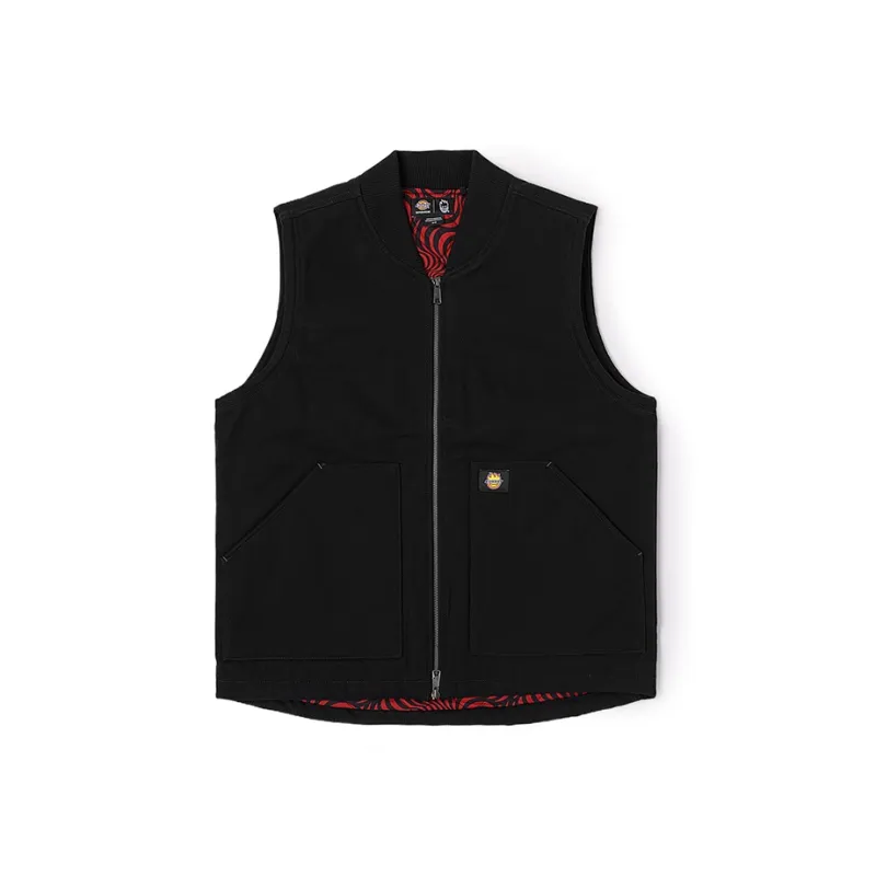 Dickies SPITFIRE Collaboration Tank Tops Unisex Black-0