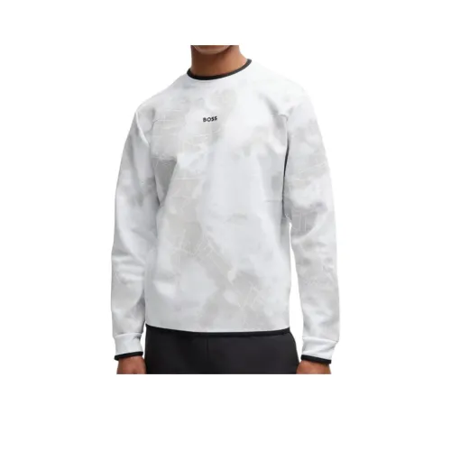 HUGO BOSS Decorative Reflective Artwork Sweatshirt