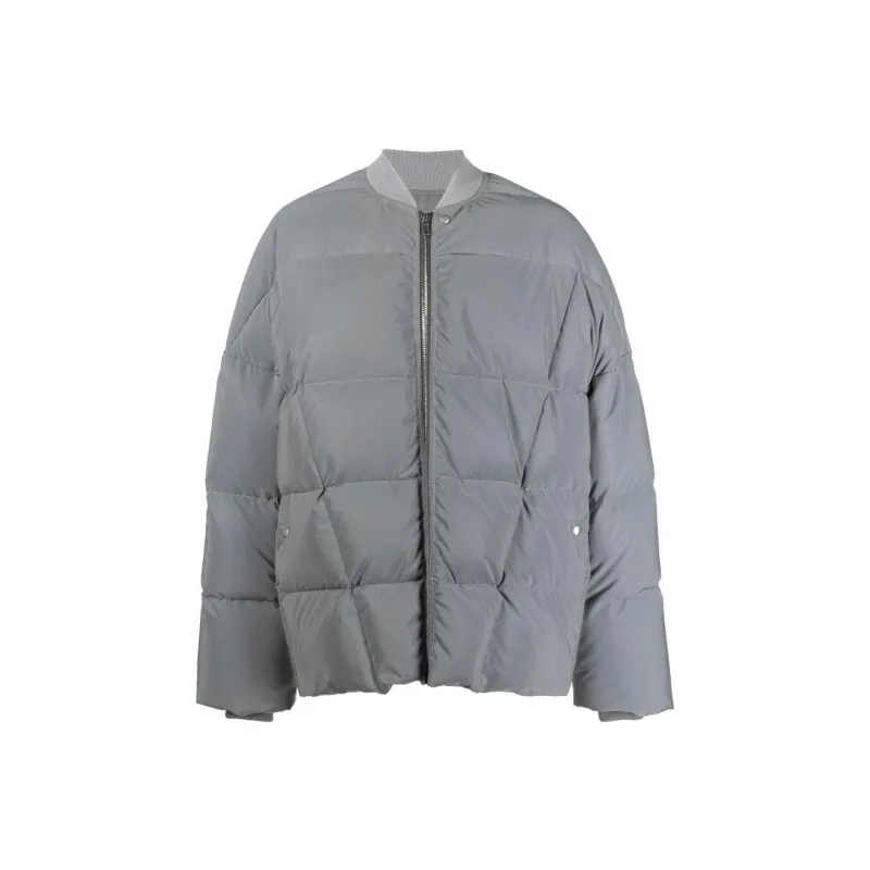 RICK OWENS Collarless Padded Jacket-0