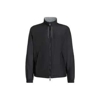 Ermenegildo Zegna Zipped Drawstring Jacket