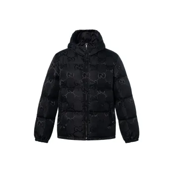 GUCCI Jumbo Gg Nylon Canvas Goose Down Jacket