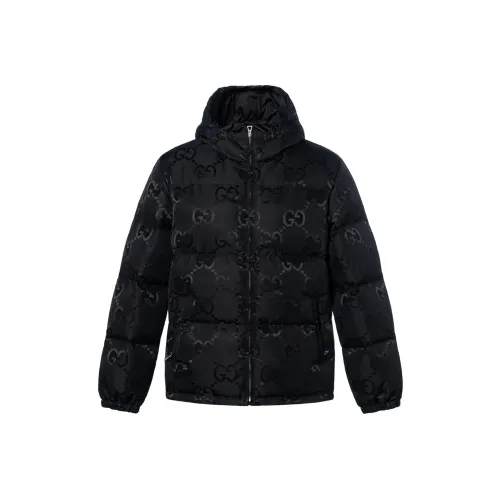 GUCCI Jumbo Gg Nylon Canvas Goose Down Jacket