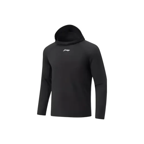 LiNing CBA Collection Professional Basketball Collection Knitwear Men's Black