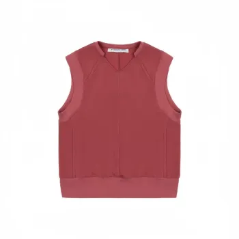 EMPTY REFERENCE x STUBBORN VISION Tank Tops Unisex Washable Red