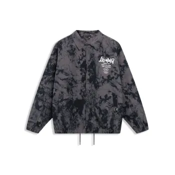 LiNing Sports Life Collection Jacket Men's Black All Over Print