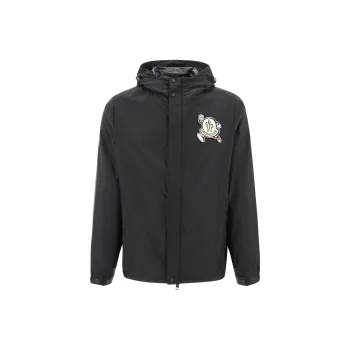 Moncler Guiers Logo patch Hooded Jacket