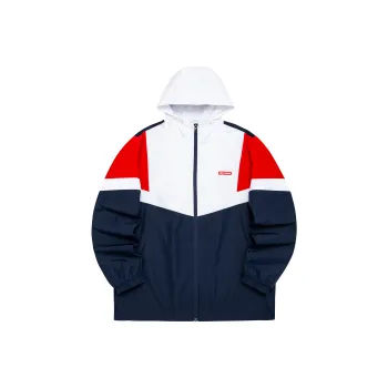 Erke Jackets Men Blue Black