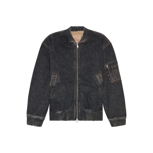 DIESEL D-Weltik Denim Bomber Jacket