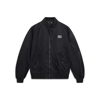 LiNing CF Tracing Sports Fashion Collection Jacket Unisex Black