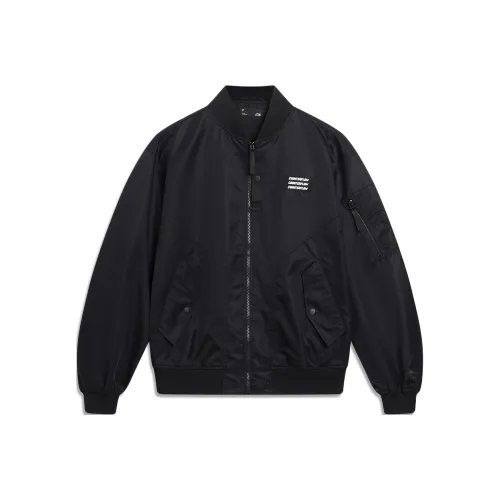LiNing CF Tracing Sports Fashion Collection Jacket Unisex Black