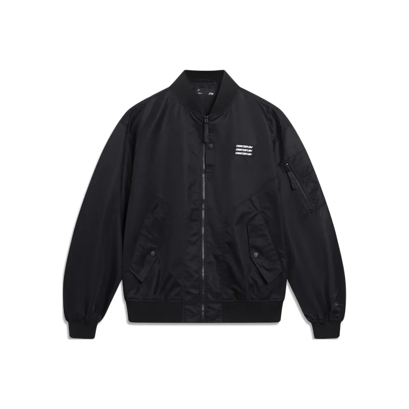 LiNing CF Tracing Sports Fashion Collection Jacket Unisex Black-0