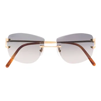 Cartier C decor Square frame Sunglasses
