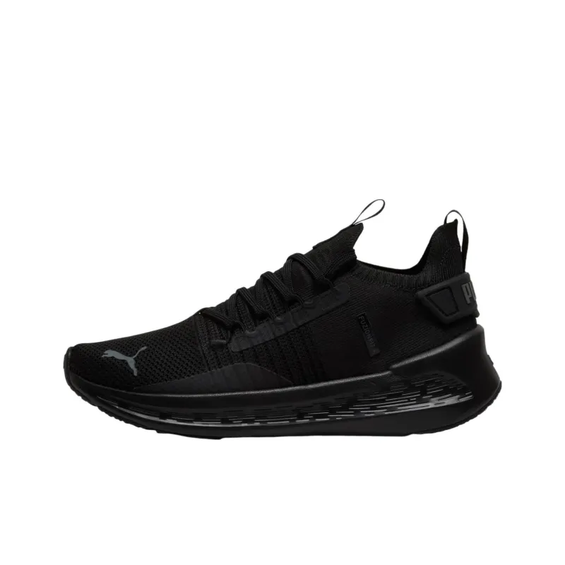 PUMA SOFTRIDE Symmetry Fuzion Anti Slip Wear Resistant Low Top Casual Running Shoes Men's Black-0