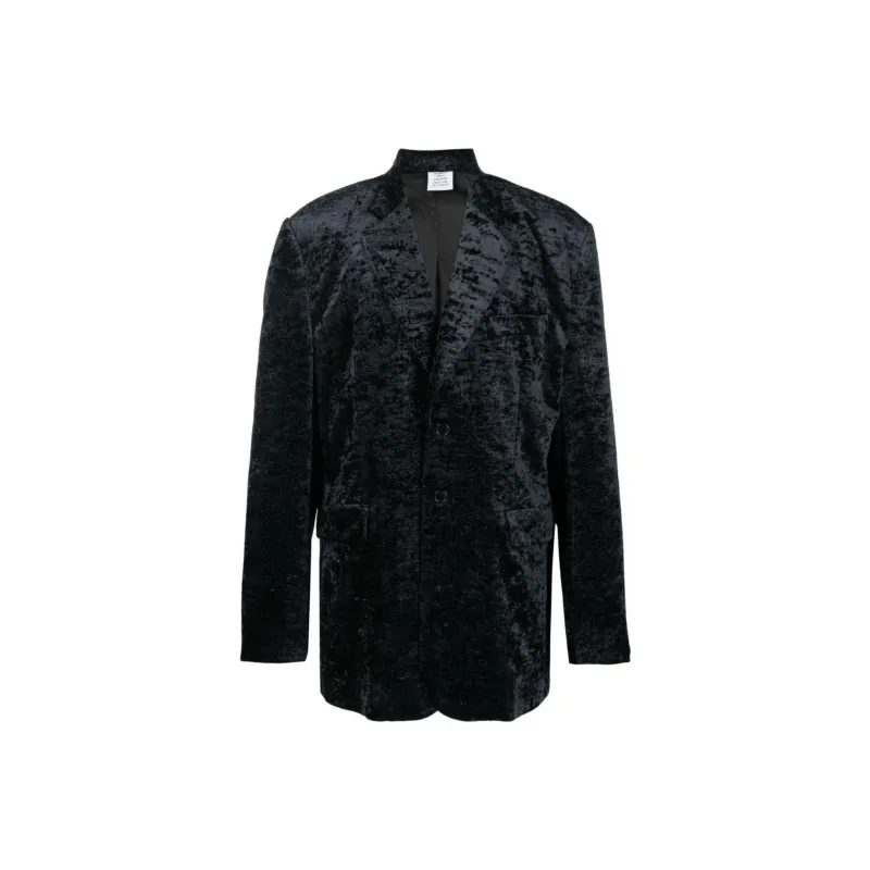 Vetements Jackets Coats Men's Black-0