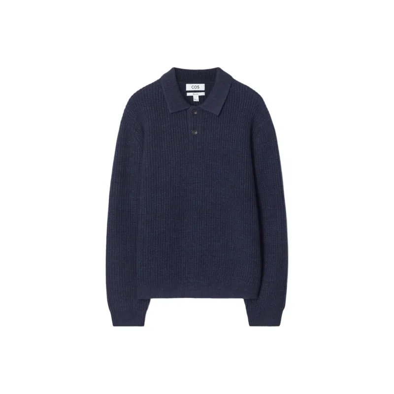 COS Knitwear Men Navy Blue-0