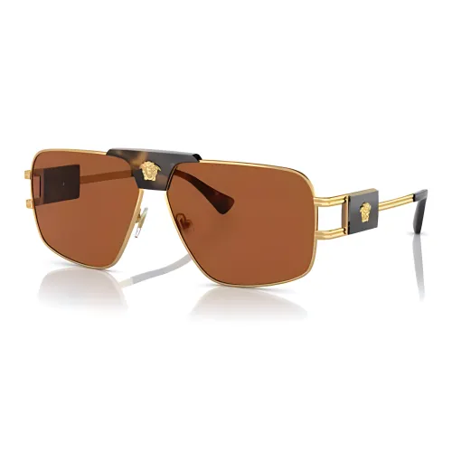 VERSACE Medusa Steel Sunglasses
