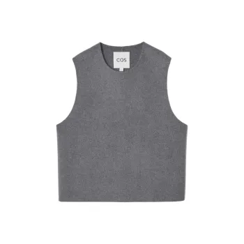 COS Tank Tops Men Gray