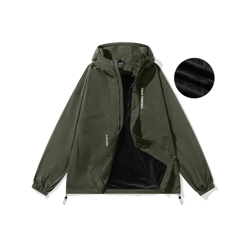 HCHUICHENG Jacket Fleece Lined/Regular Unisex-20