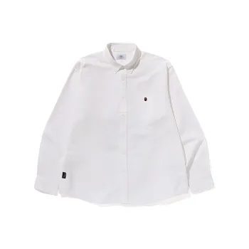 A BATHING APE Head One Point Oxford Bd Shirt