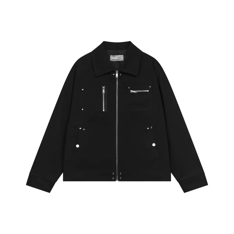 HARSH AND CRUEL Jackets Unisex Black-0