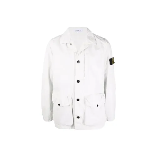 STONE ISLAND Jackets Men White