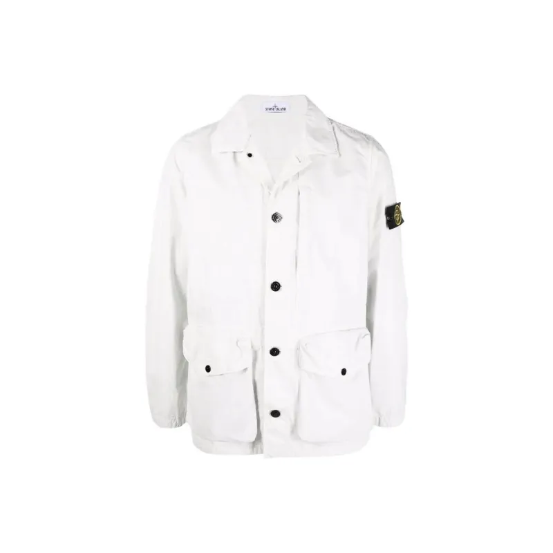 STONE ISLAND Jackets Men White-0