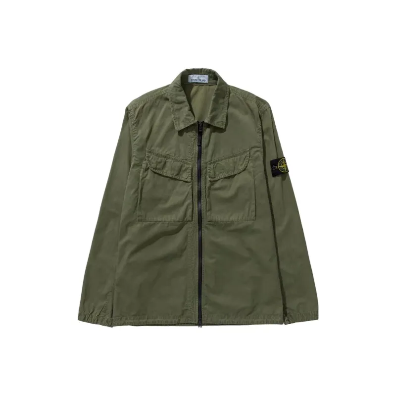 STONE ISLAND Jacket Men's Green-0