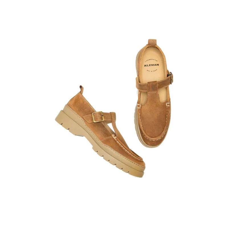 KLEMAN CLEON MANUFACTURE RADE EC Low Top Casual Shoes Unisex Camel-3