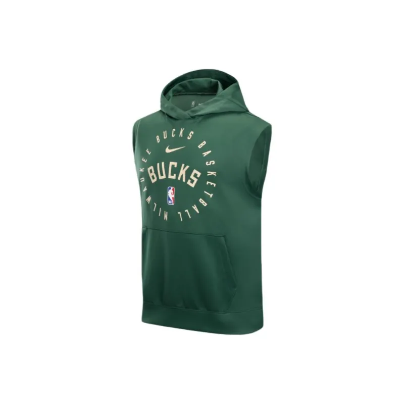 Nike Bay Packers Sideline Men's Nike Dri FIT Nfl Sleeveless Pullover Hoodie-0
